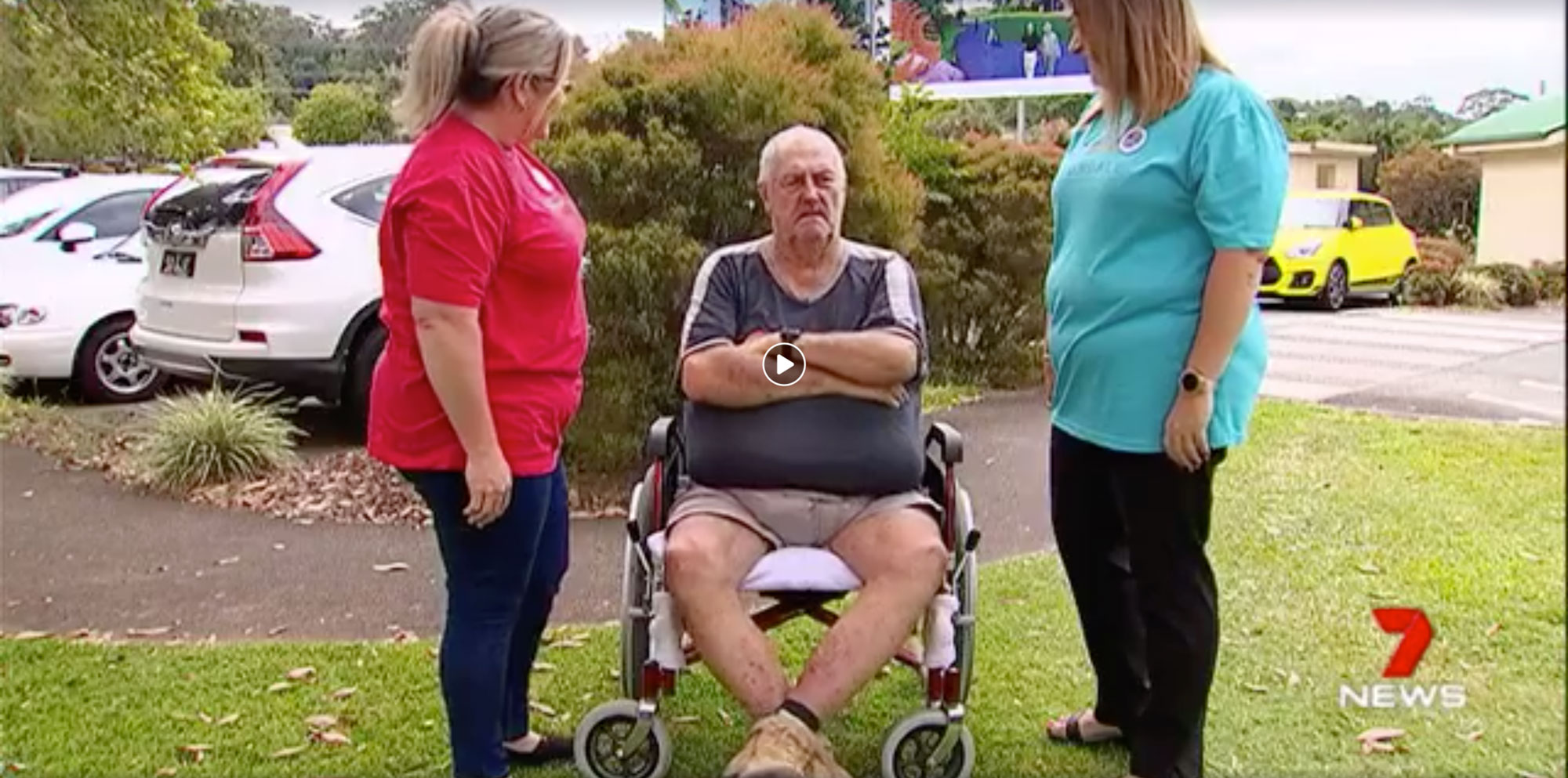 A Nambour grandfather credits the popular staff at his aged care home with saving his life.