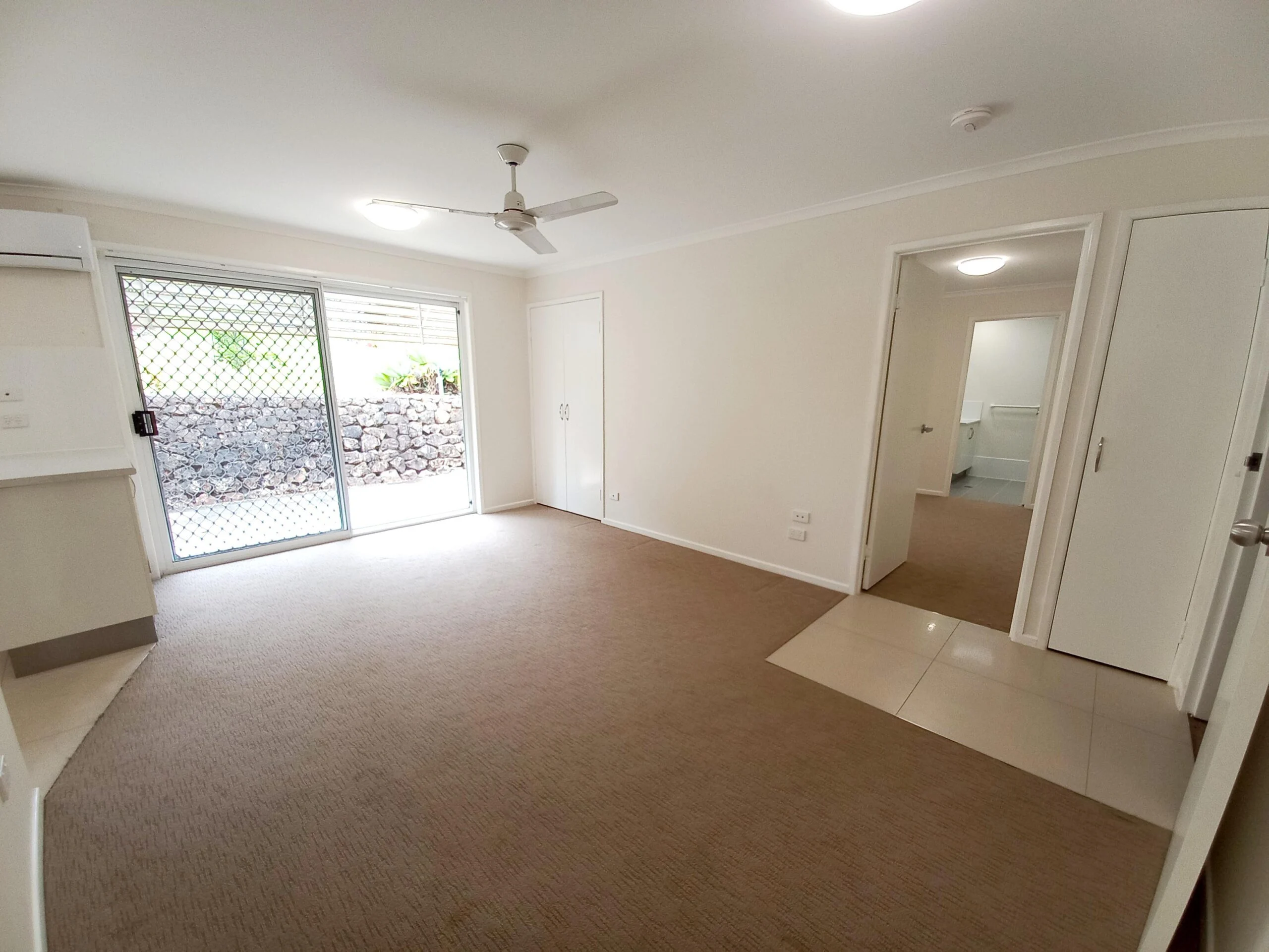 Spacious lounge and dining area in Rotary Garden Village retirement community.