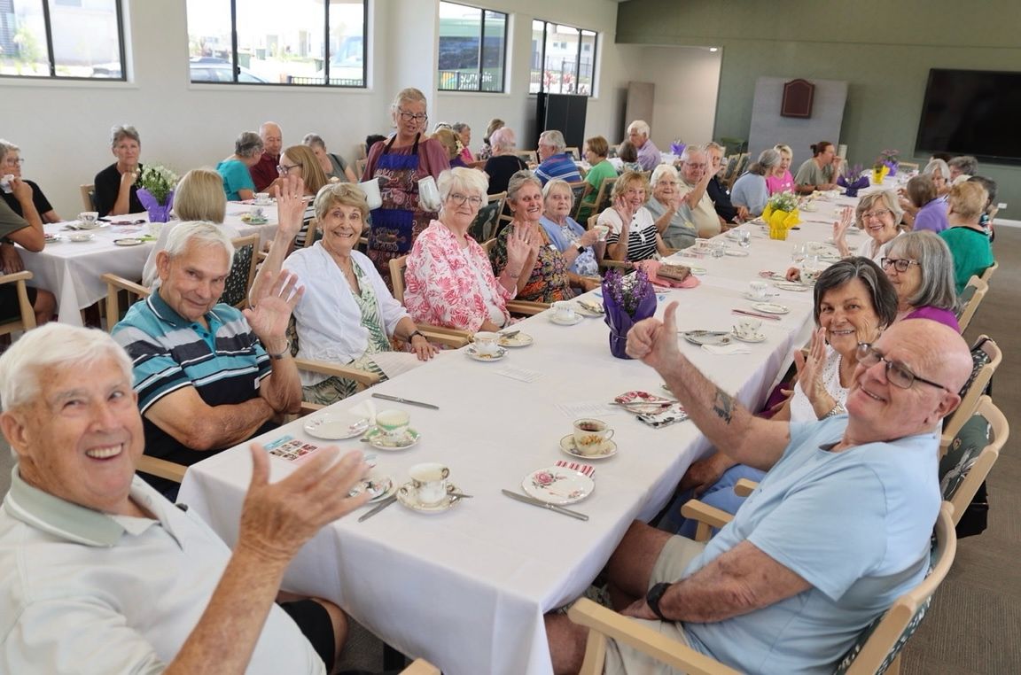 A warm November morning at the Hilltop Events Centre, Sundale Ltd Palmwoods and Sconetime was in full swing!